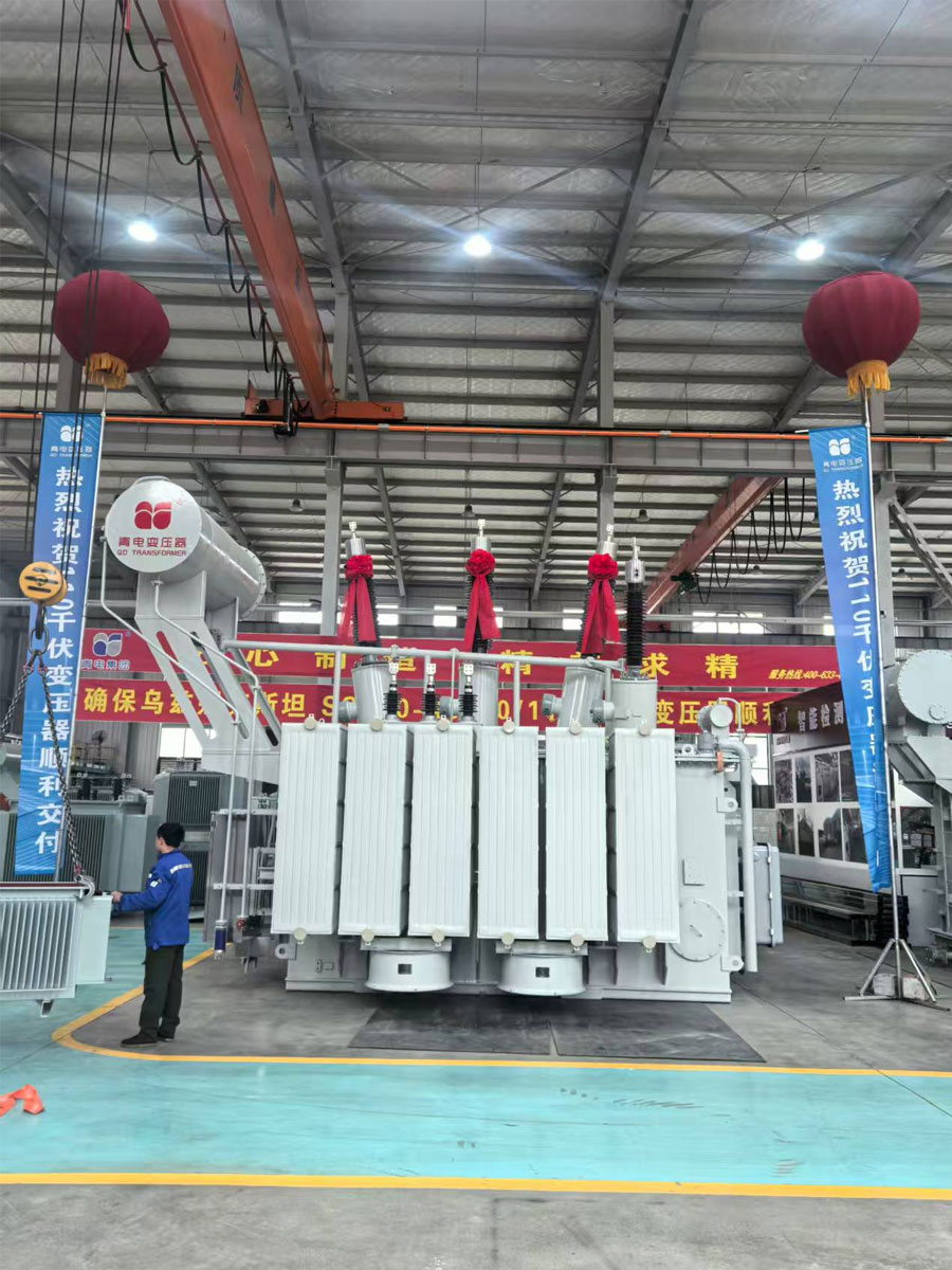 首台出口乌兹别克斯坦的110千伏电力变压器顺遂交付